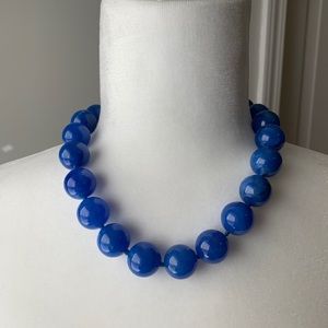 Blue Jade 925 Silver Necklace